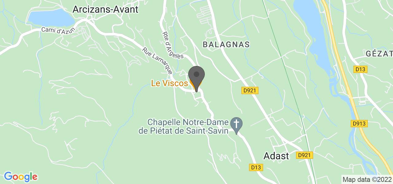 Plan d'accès — Le Viscos