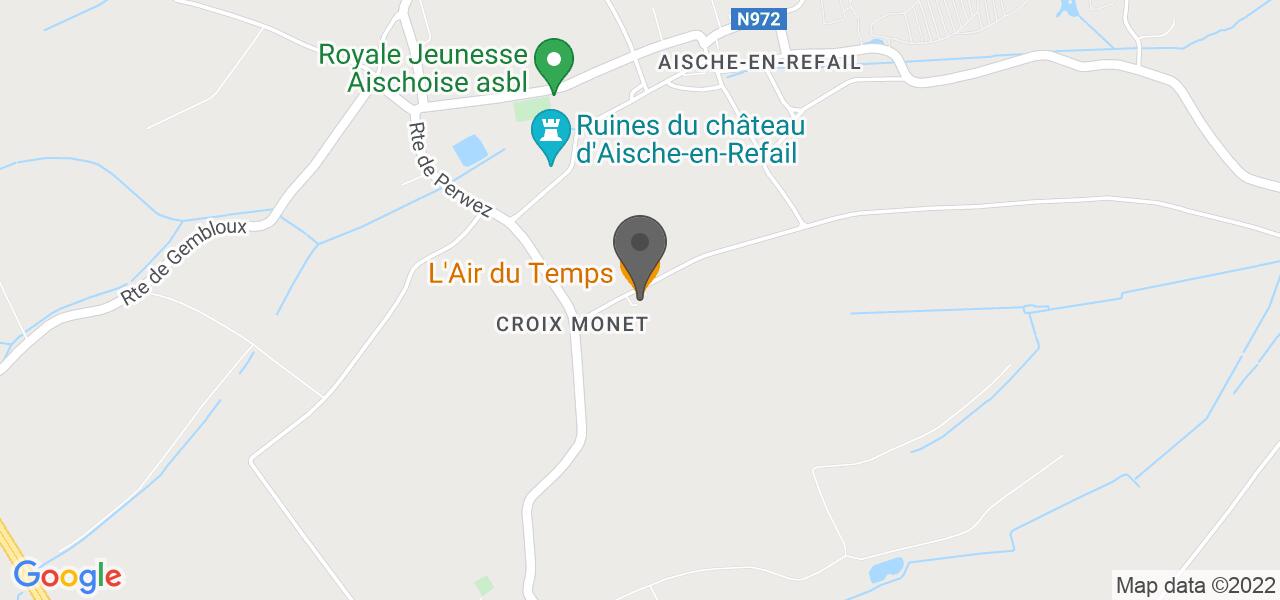 Plan d'accès — L'Air du Temps