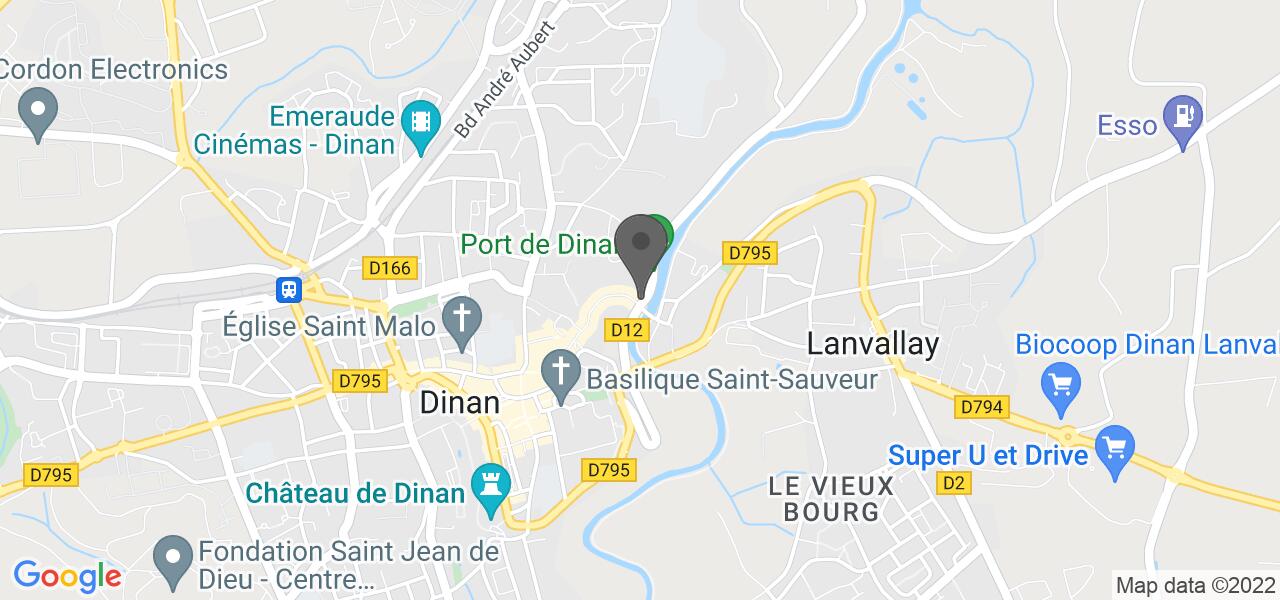 Plan d'accès — La Crêperie du Port