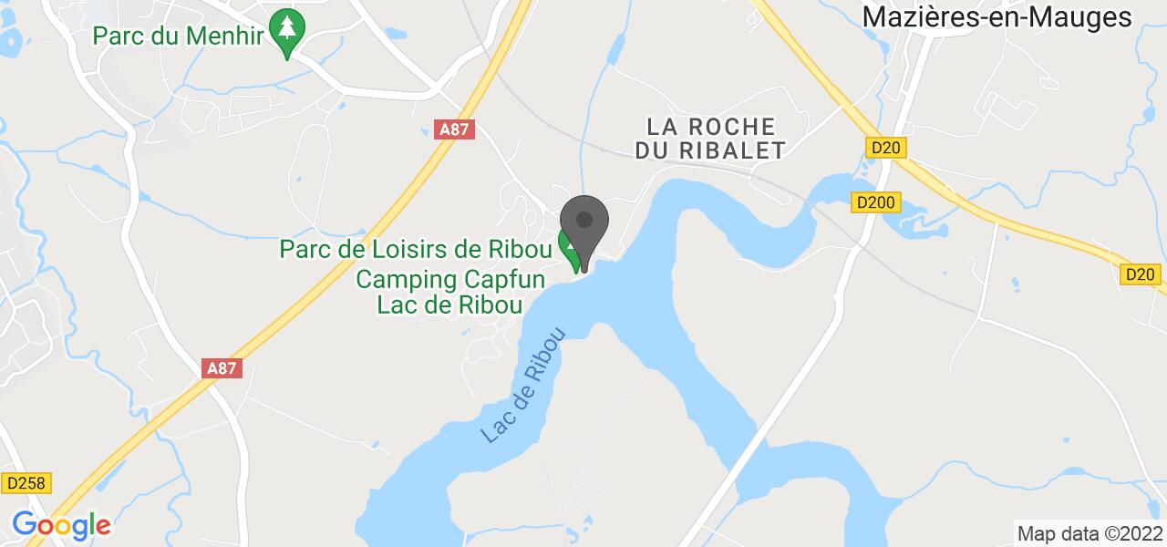 Plan d'accès — Le Bord du Lac