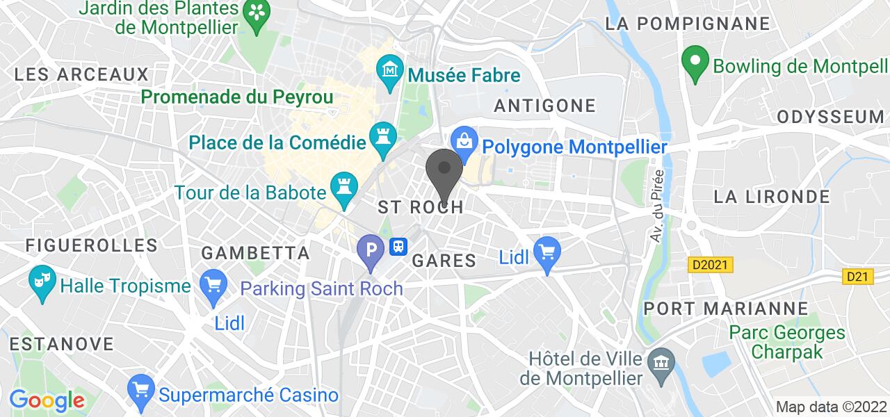 Plan d'accès — Le Régency