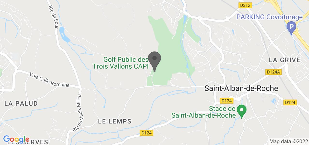 Plan d'accès — Restaurant du Golf des 3 Vallons