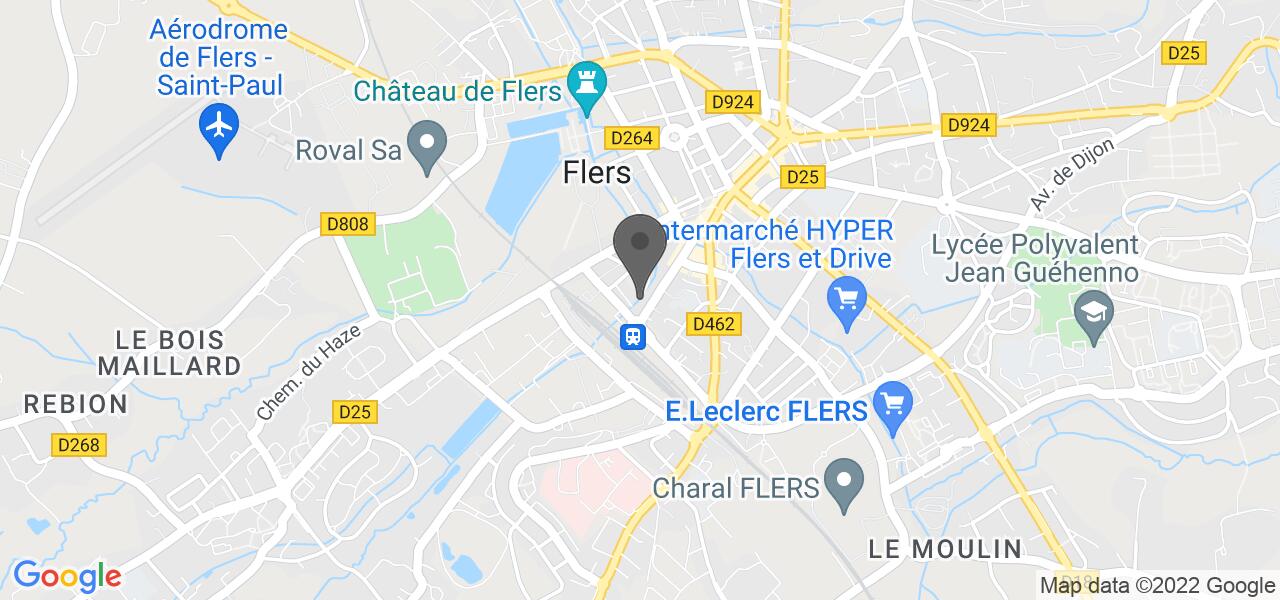 Plan d'accès — BOUILLON FLERS