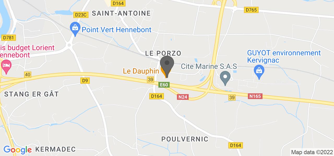 Mapa de acceso — Le Dauphin