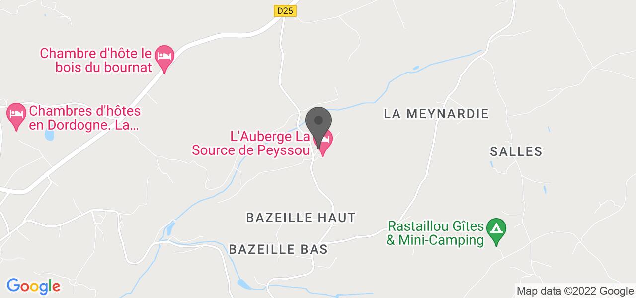 Plan d'accès — La Source de Peyssou