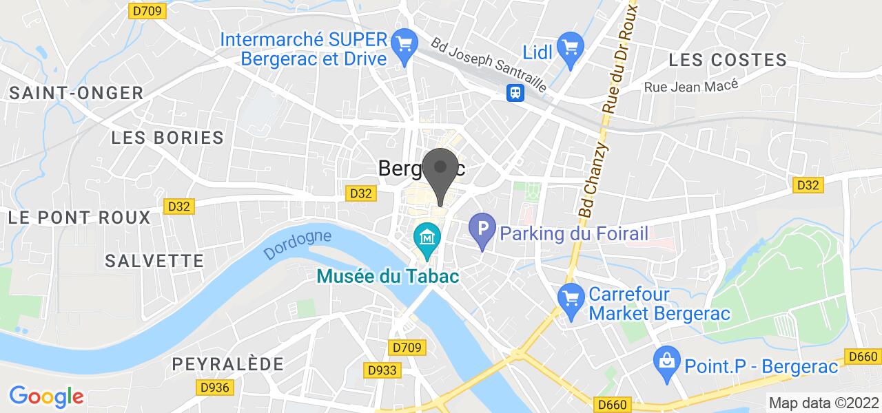 Mapa de acesso — Le Dix Vins