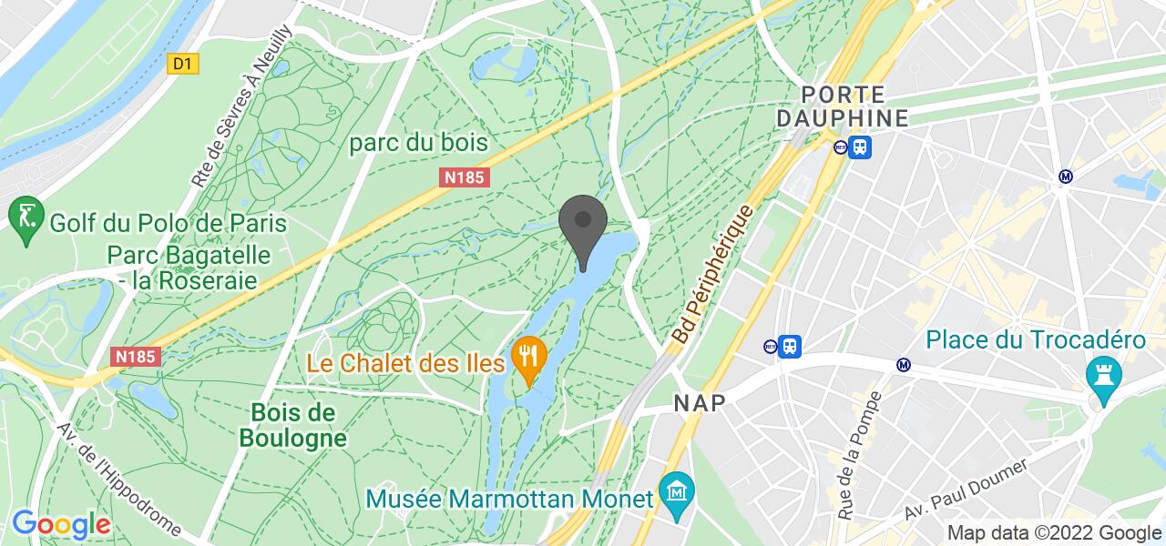 Plan d'accès — LE CHALET DES ILES