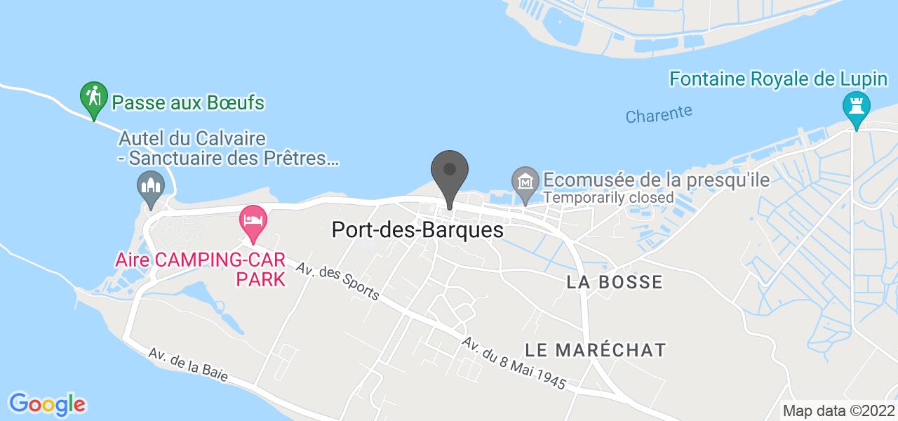 Plan d'accès — L'huitre y est 