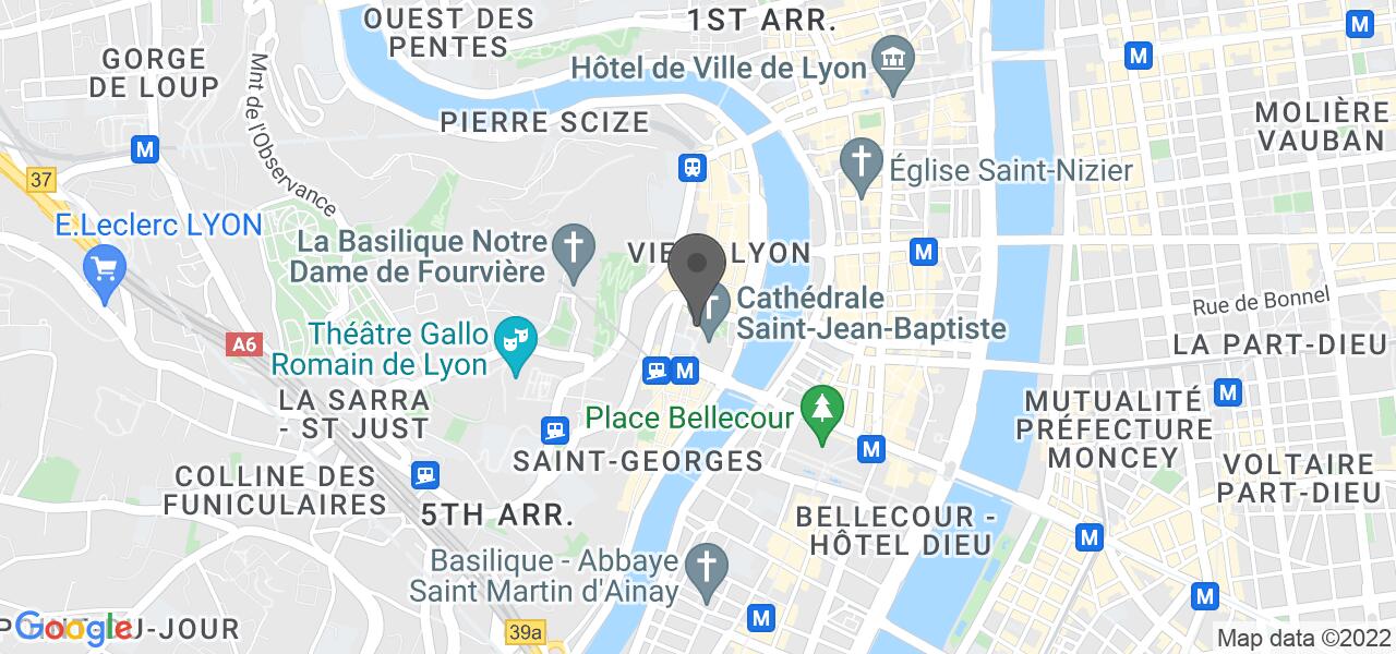 Plan d'accès — Auberge des canuts
