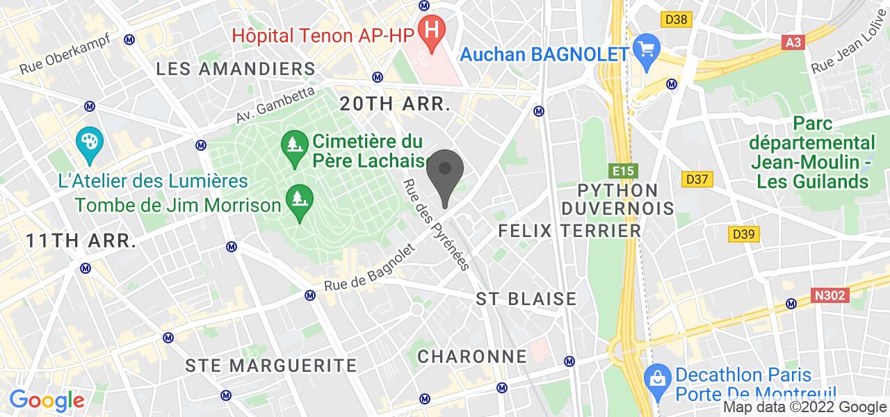 Plan d'accès — Mama Shelter Paris