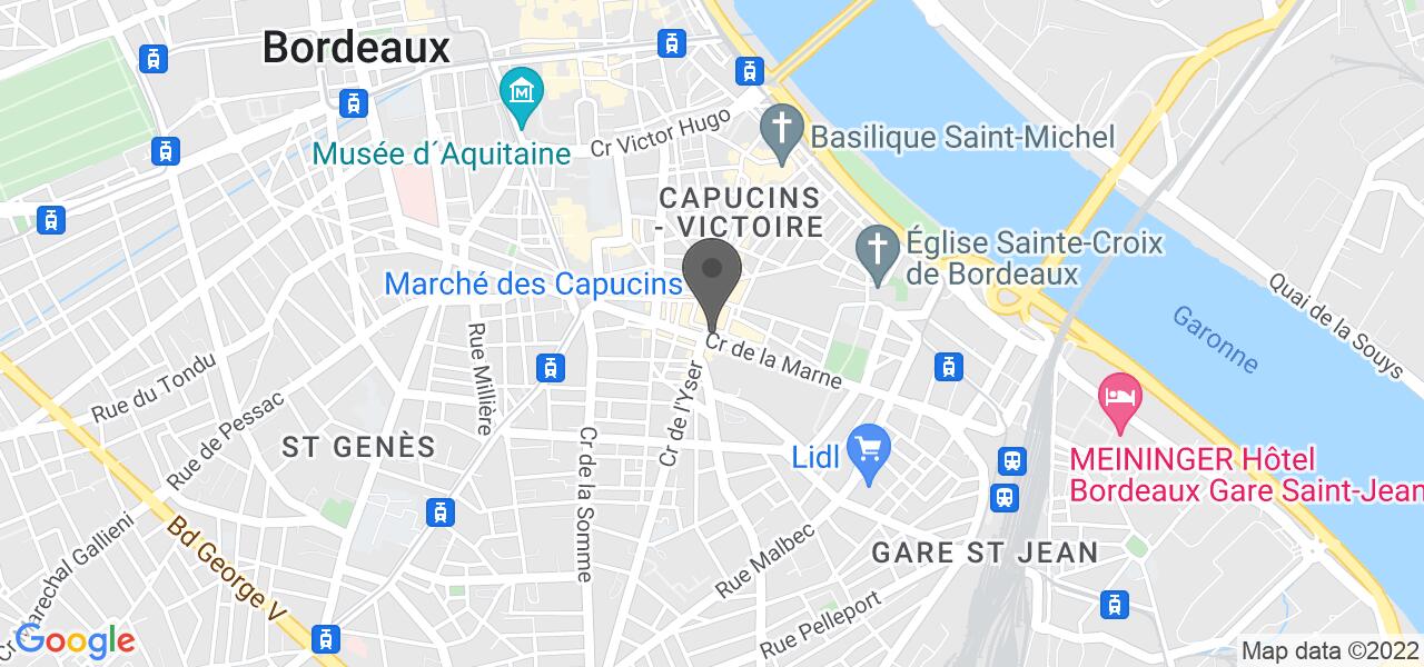 Plan d'accès — Le Bistrot des Capucins