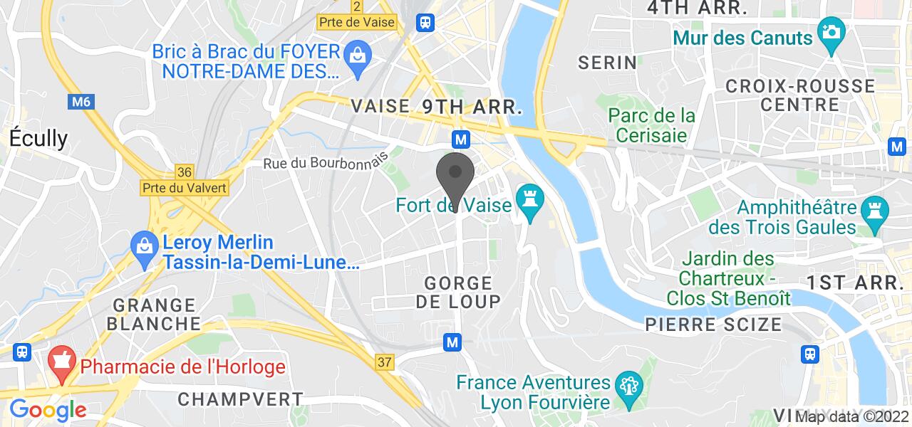 Plan d'accès — Ninkasi - Gorge de Loup