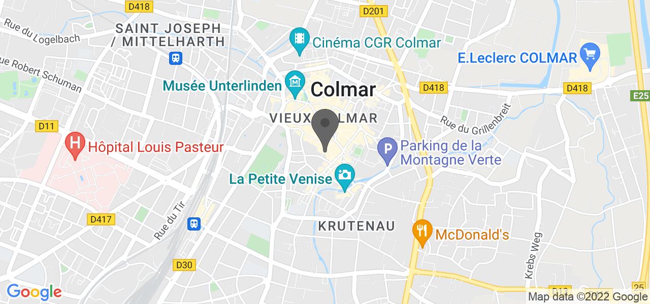 Plan d'accès — L'Atelier du Peintre