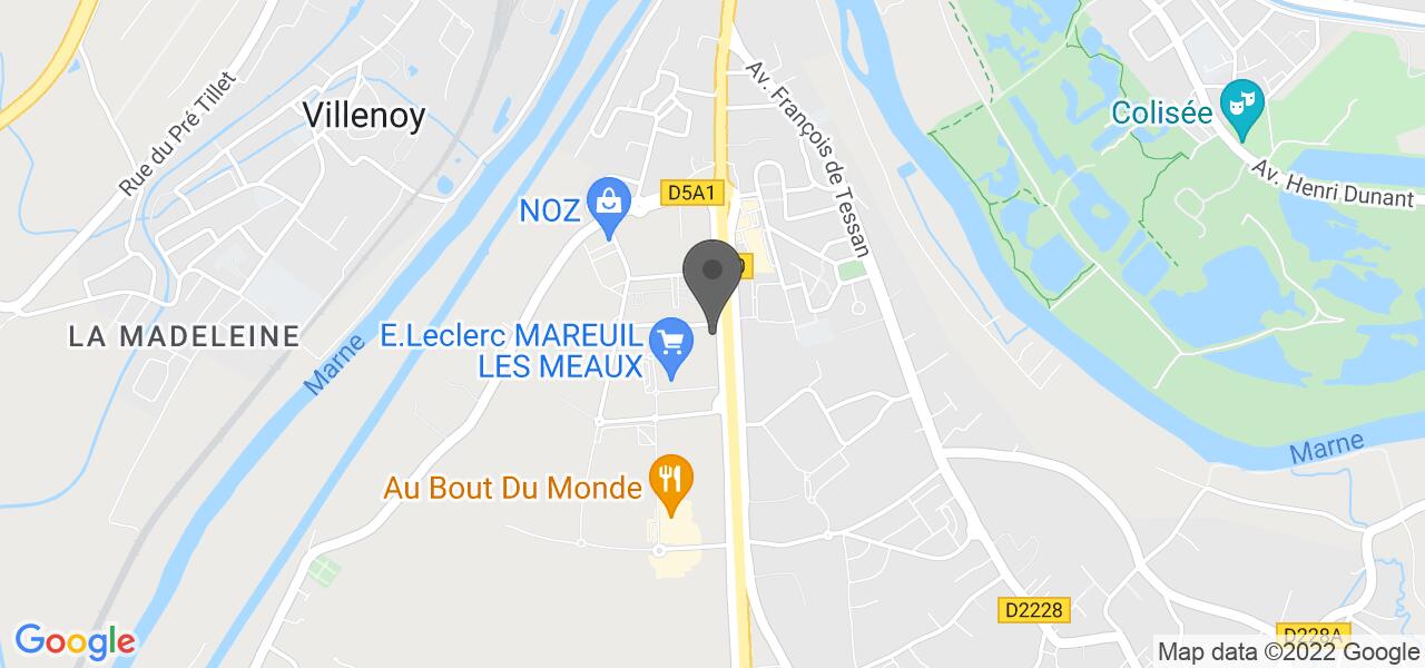 Plan d'accès — Léon de Bruxelles - Mareuil Les Meaux
