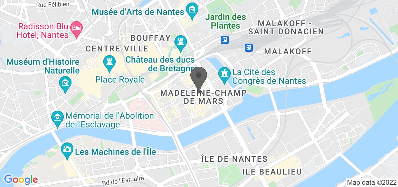 Mapa de acesso — Café du Marché