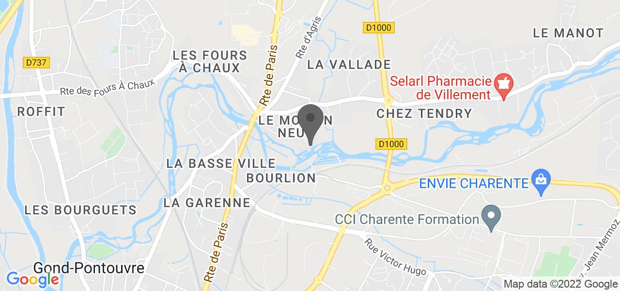 Plan d'accès — Au Moulin Neuf
