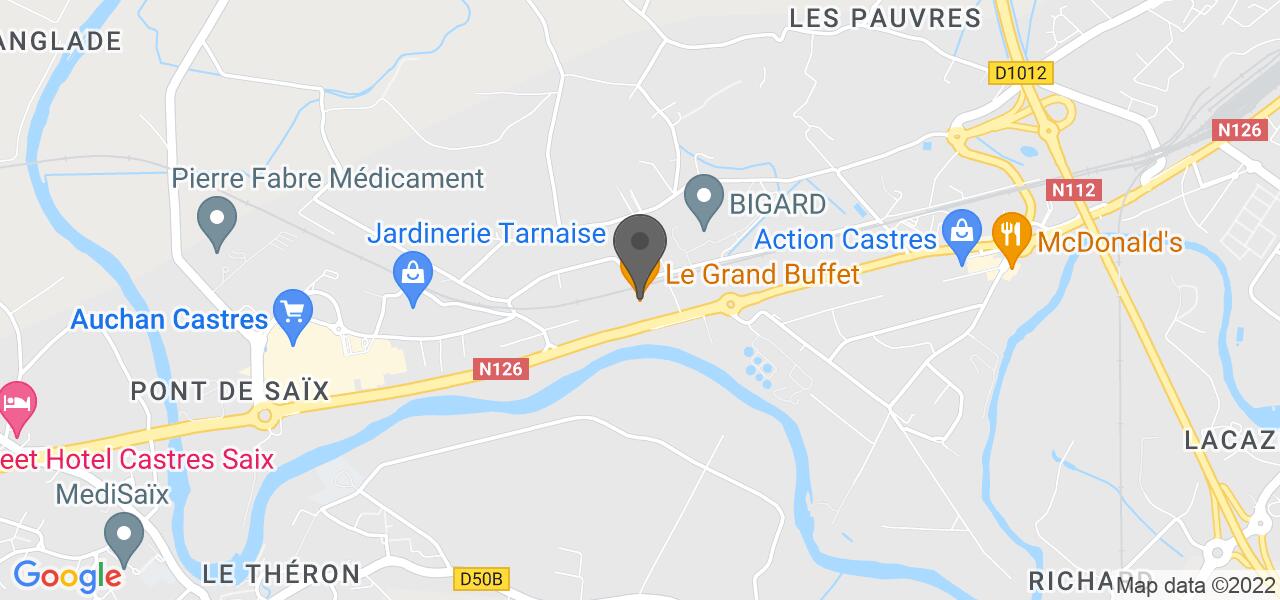 Mapa de acceso — Le Grand Buffet