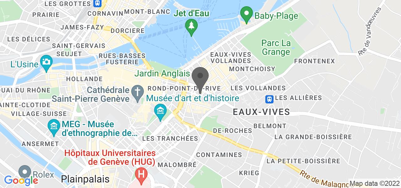 Plan d'accès — Inglewood Eaux-vives