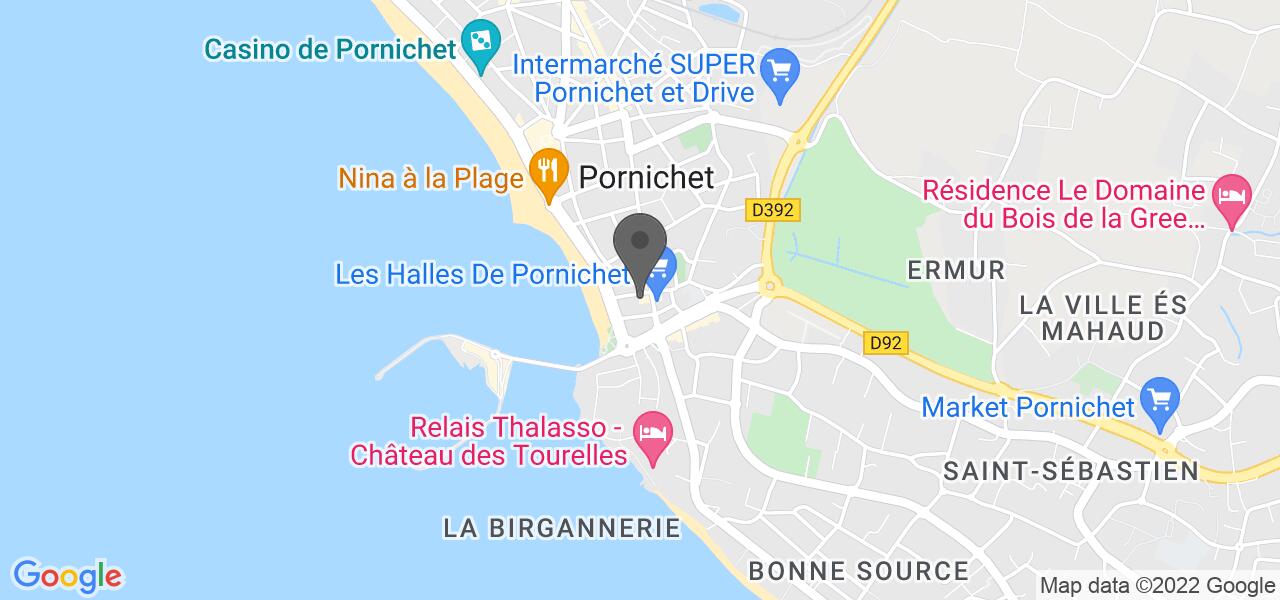 Plan d'accès — Fish and Chips Pornichet