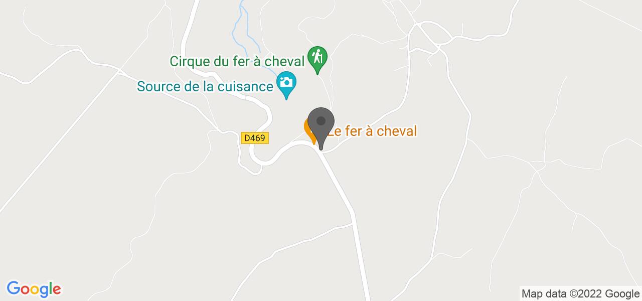 Plan d'accès — Le fer à cheval