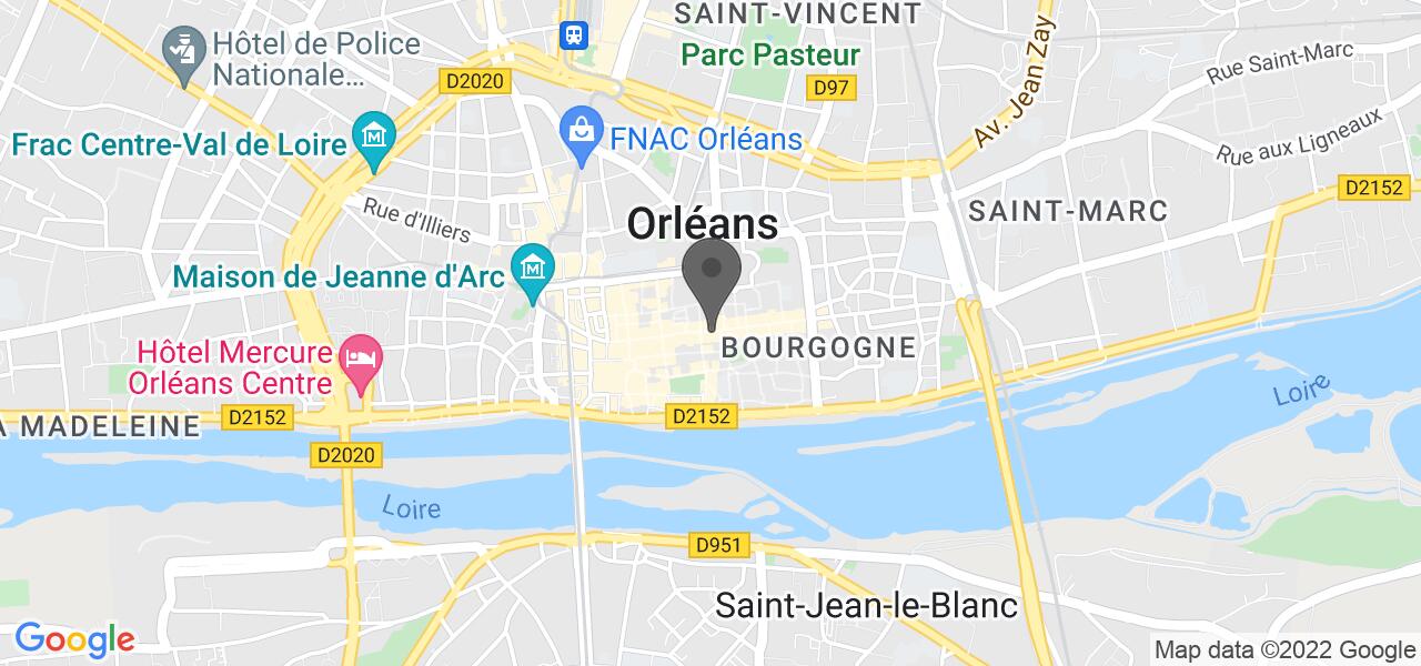 Plan d'accès — Les Fils À Maman Orléans