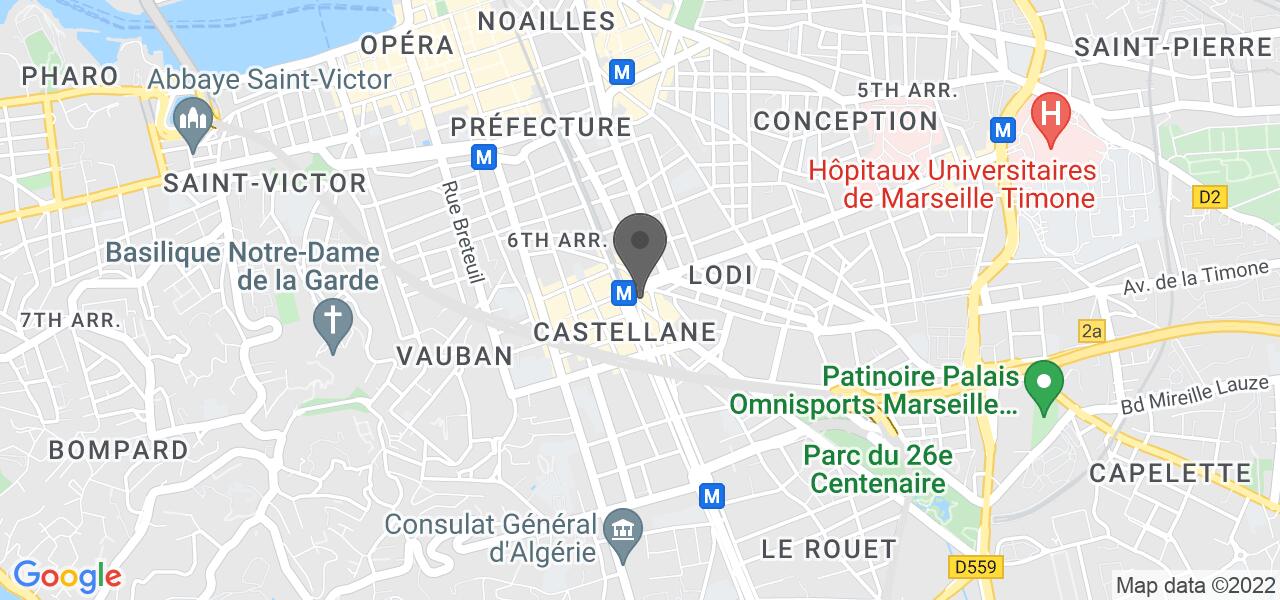 Plan d'accès — Massena Café