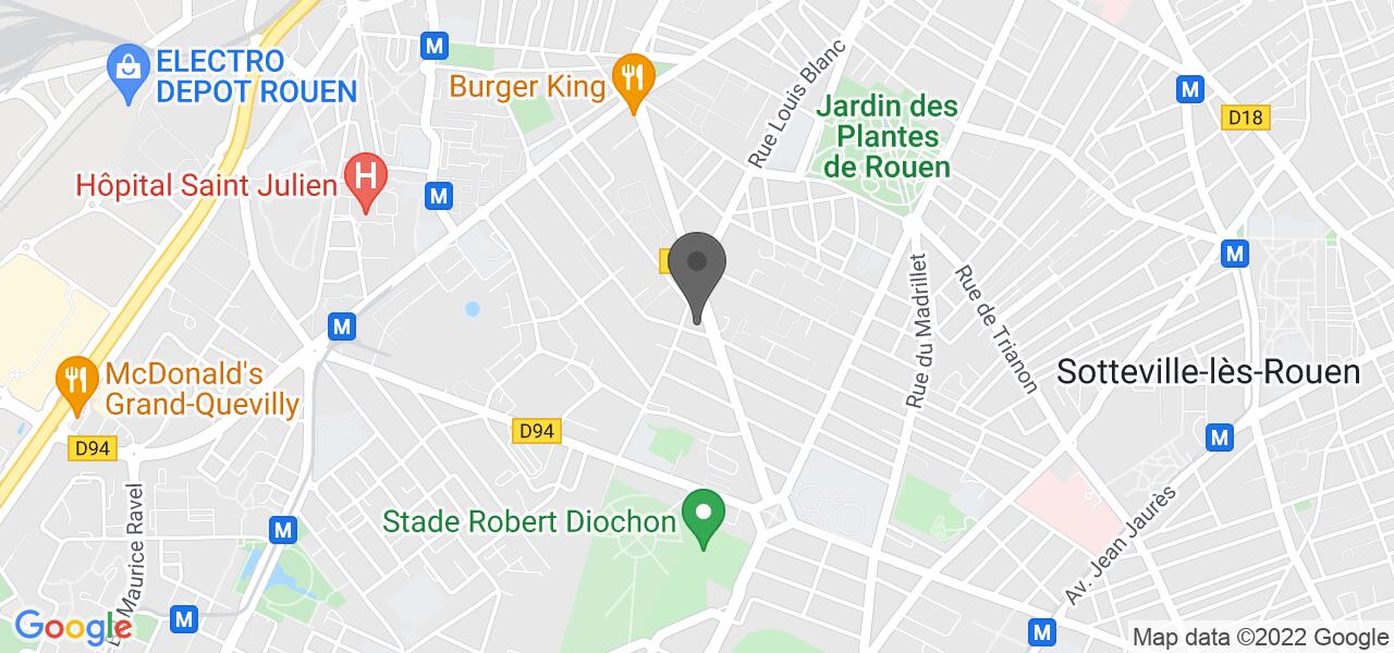 Plan d'accès — Buffalo Grill Le Petit-Quevilly