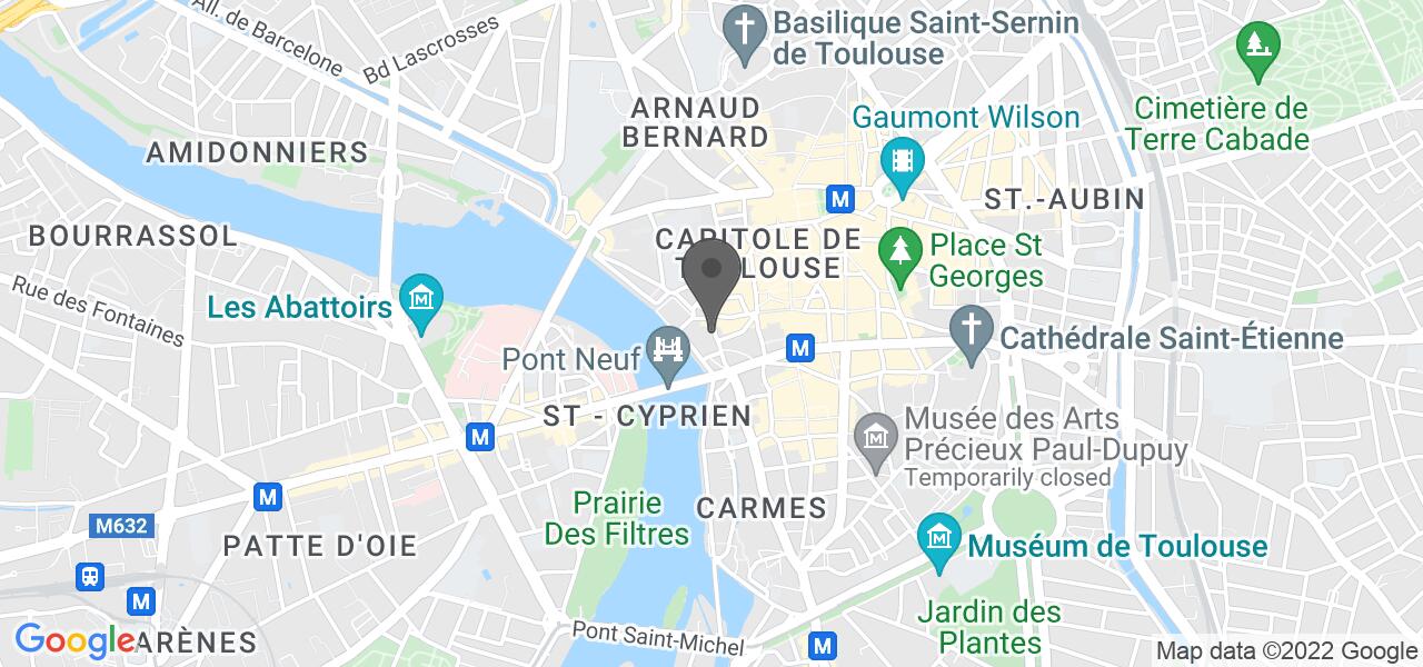 Mapa de acceso — Le Sémiramis