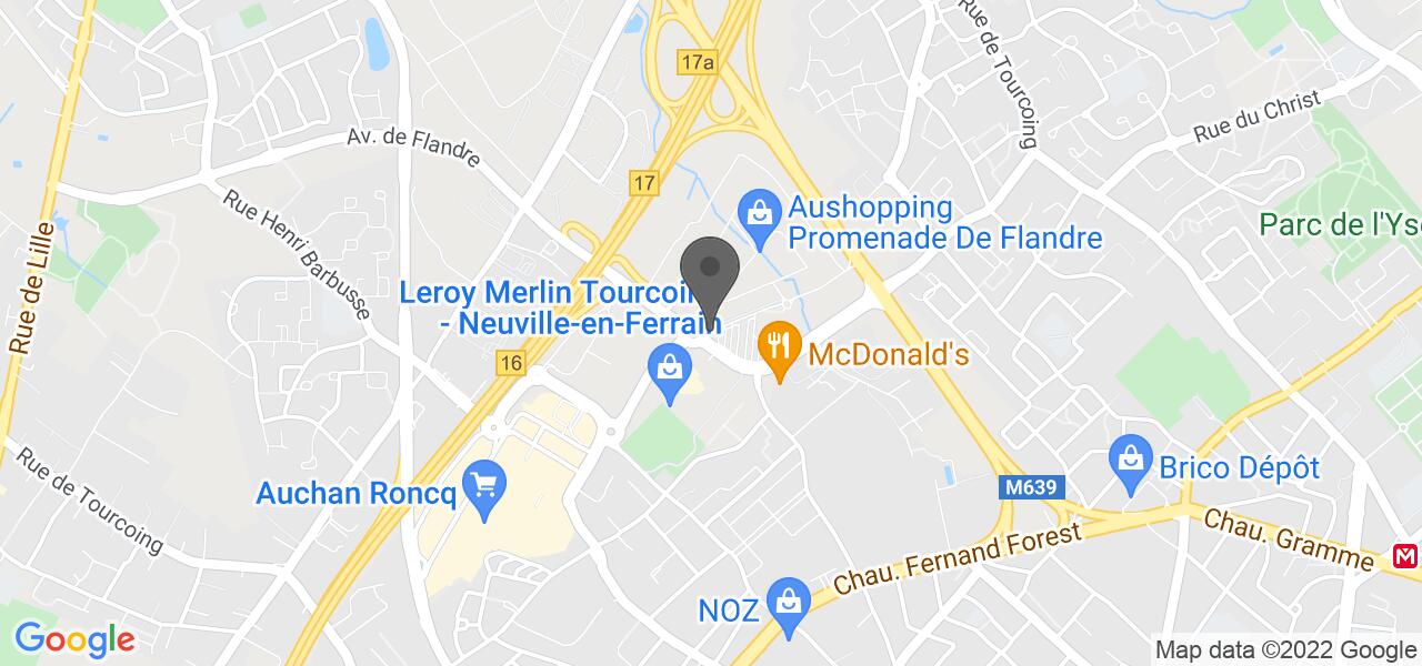 Plan d'accès — Au Bureau Neuville en Ferrain