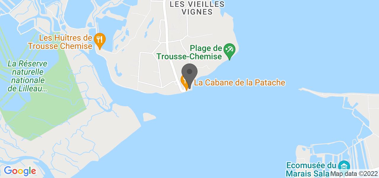 Plan d'accès — La Cabane de la Patache