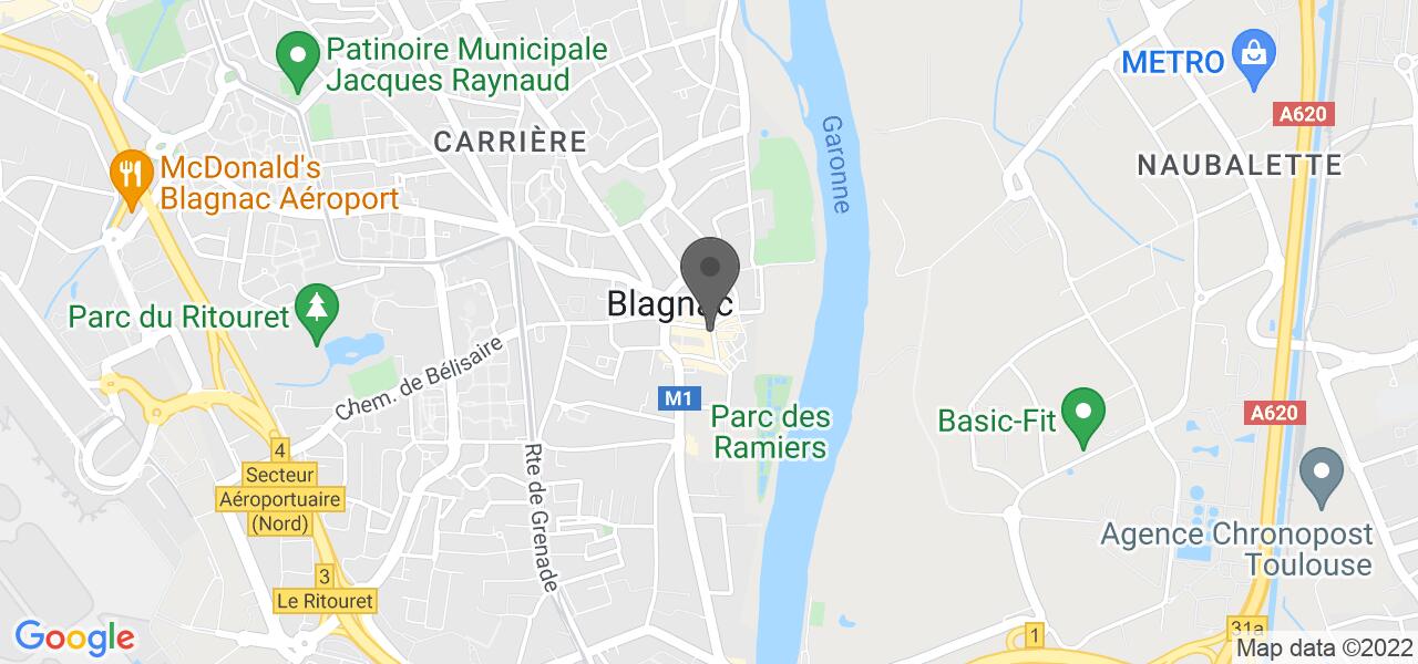 Plan d'accès — Pizza Mongelli Blagnac, Blagnac