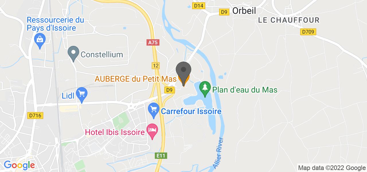 Plan d'accès — Le Petit Mas