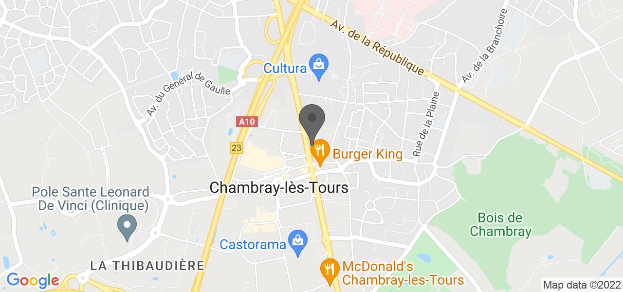 Plan d'accès — Buffalo Grill Tours Chambray-lès-Tours