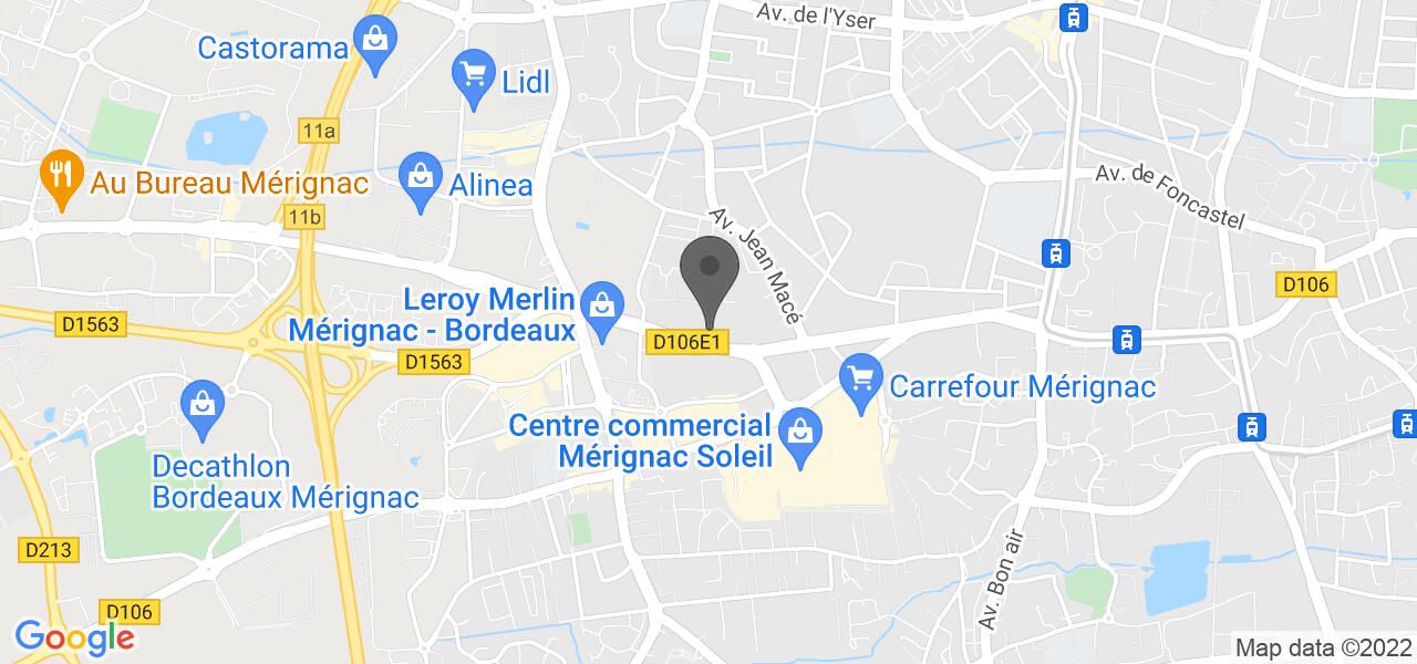 Plan d'accès — Royal Buffet Mérignac