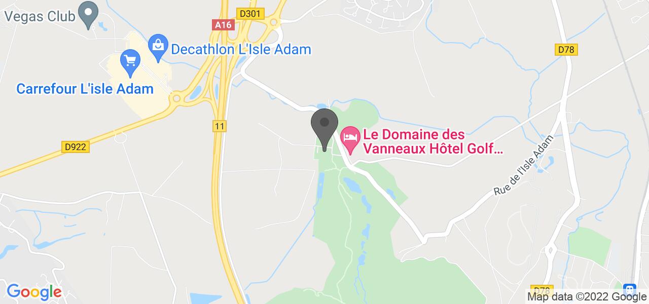 Plan d'accès — Golf de l'Isle Adam
