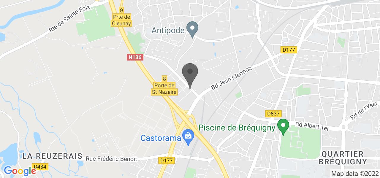 Mapa de acesso — La Cocotte d'Isidore
