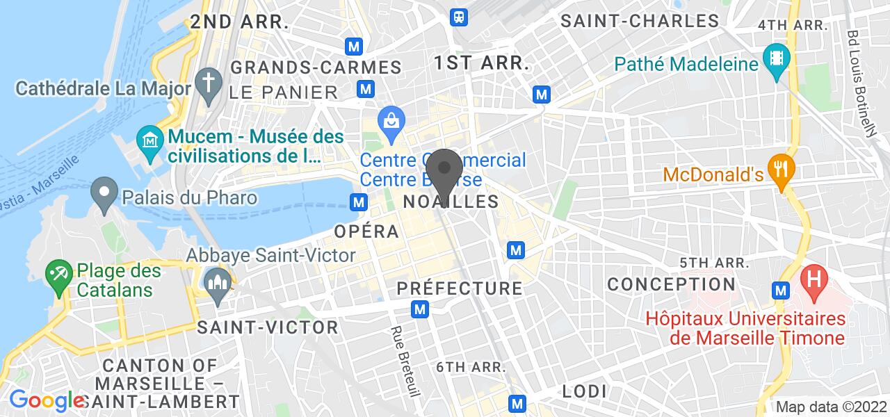 Plan d'accès — Pizzeria O'Provençal