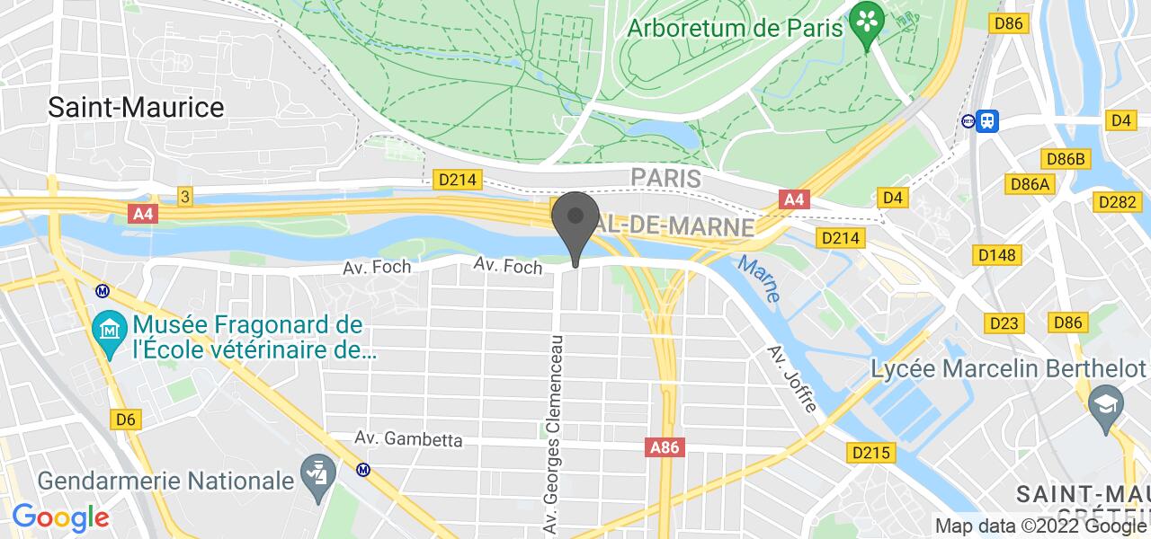 Plan d'accès — Sushi de Marne