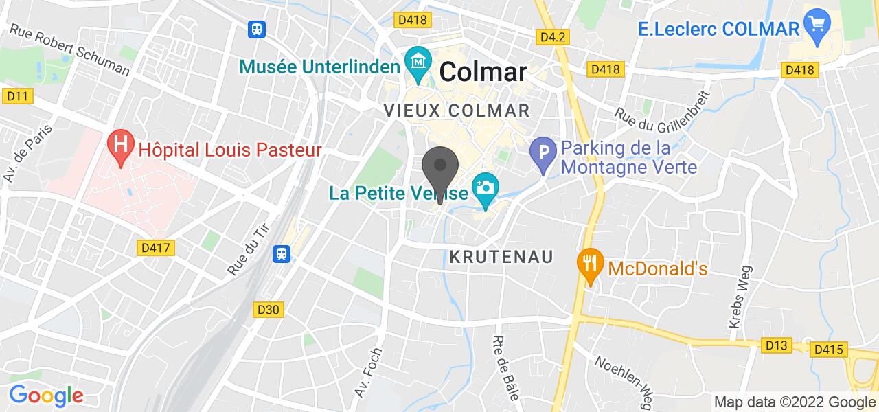 Plan d'accès — Nooï Colmar