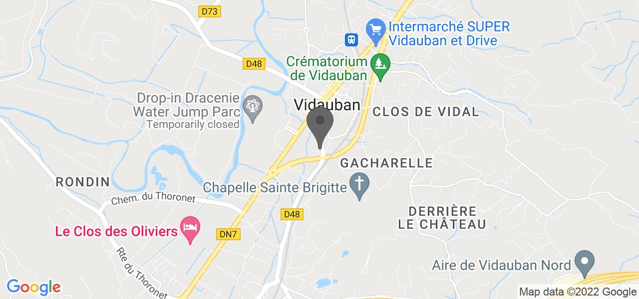 Plan d'accès — La Bastide des Magnans