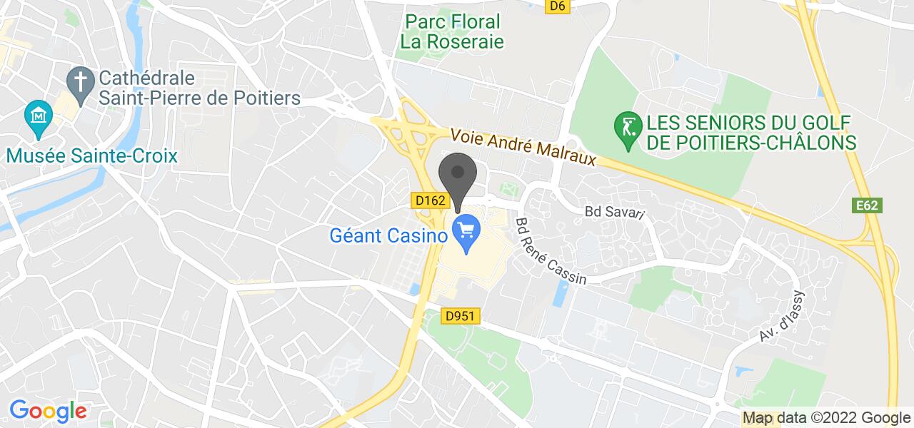 Plan d'accès — Léon de Bruxelles - Poitiers