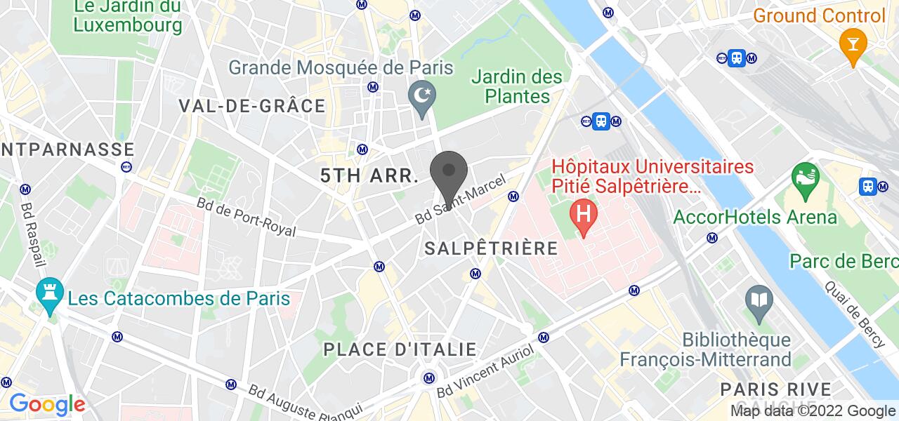 Plan d'accès — Hotel Saint Marcel - Paris
