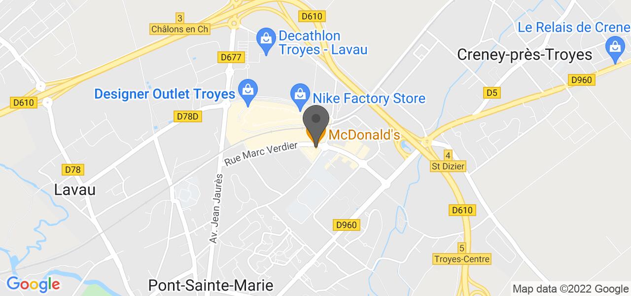 Plan d'accès — McDonald's
