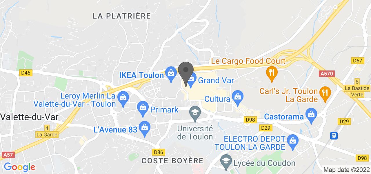 Plan d'accès — Brasserie Le France