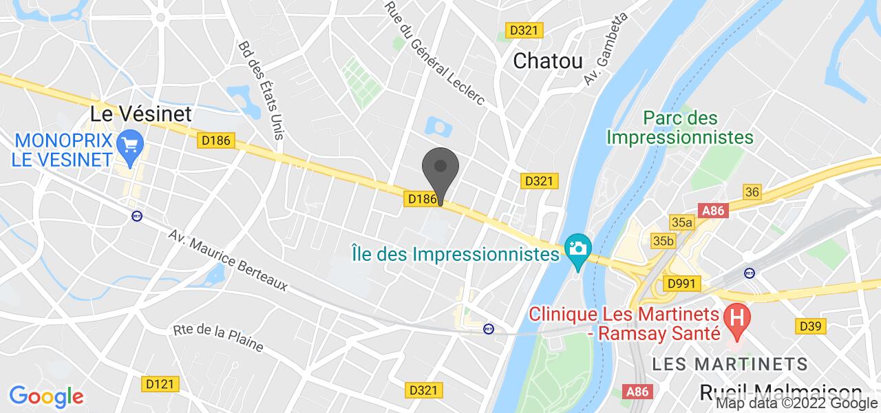 Plan d'accès — Pizza Hut Chatou