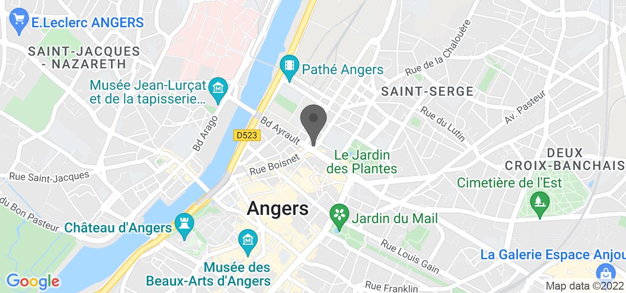 Plan d'accès — Pizza Hut Angers