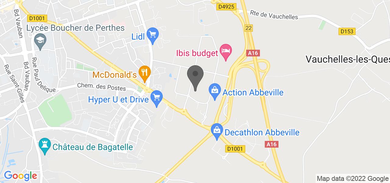 Plan d'accès — Le Comptoir du Malt Abbeville