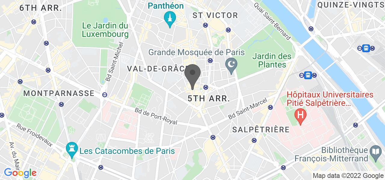 Plan d'accès — Le Café Mouffetard