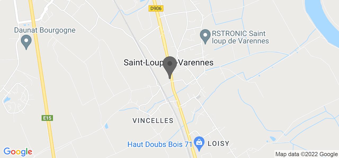 Anfahrtsplan — Le Saint Loup