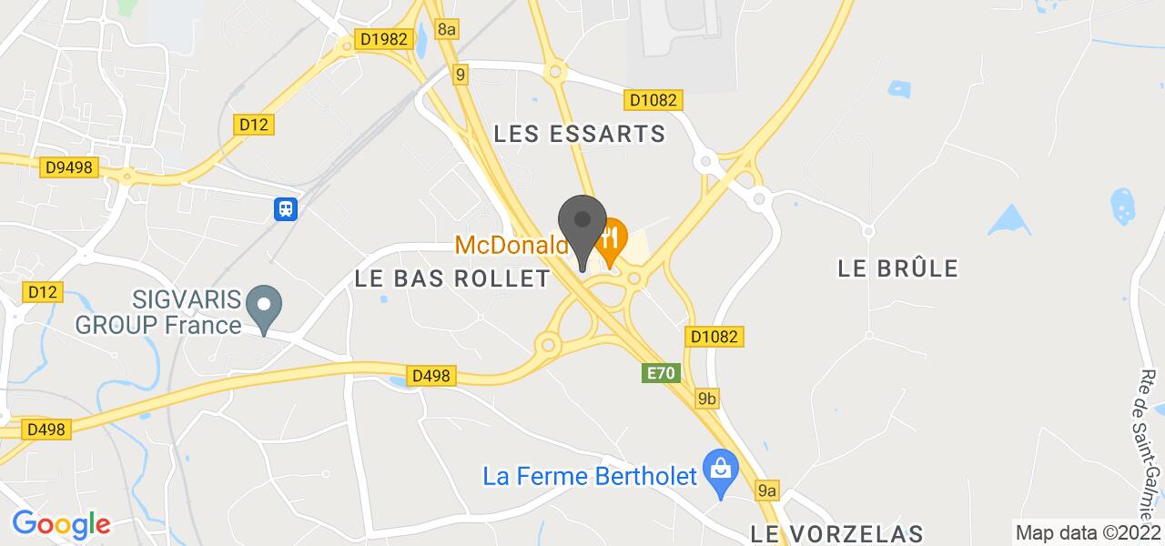 Plan d'accès — Courtepaille